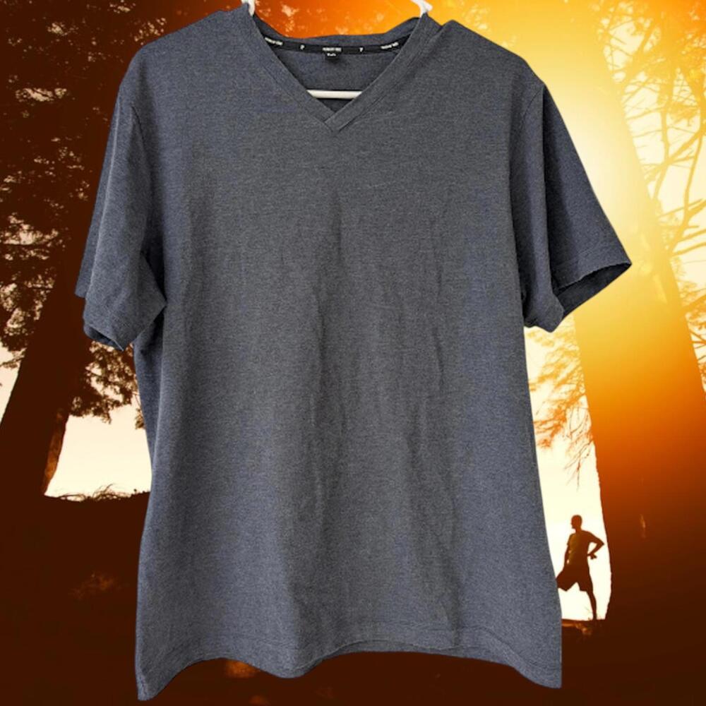 Men's Public Rec Go To V V-neck T-shirt - Heather Gray - Large